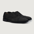 Greyson Brogues Oxford Černá Nubuck Kožená obuv pro Pány