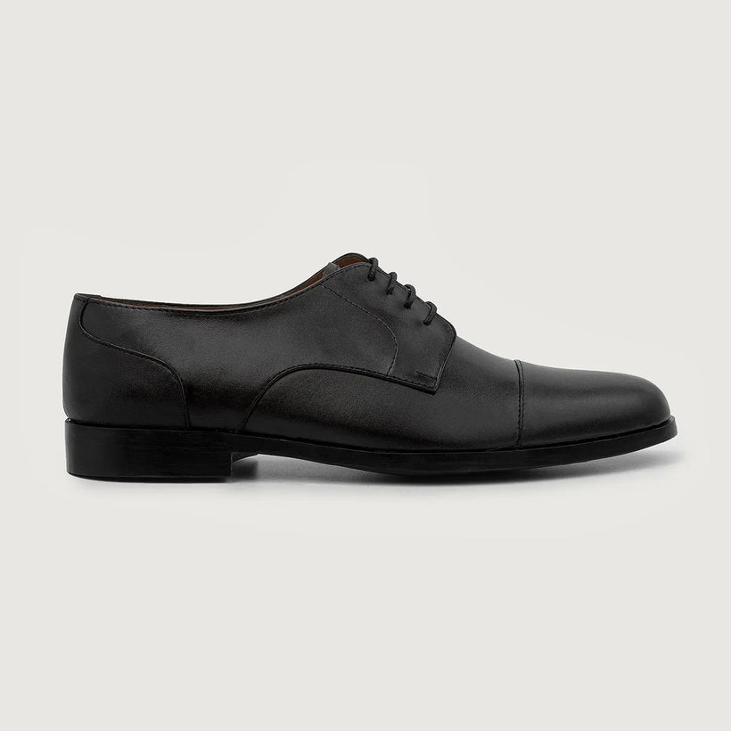 Attorney Derby Černá Leather Shoes pánská