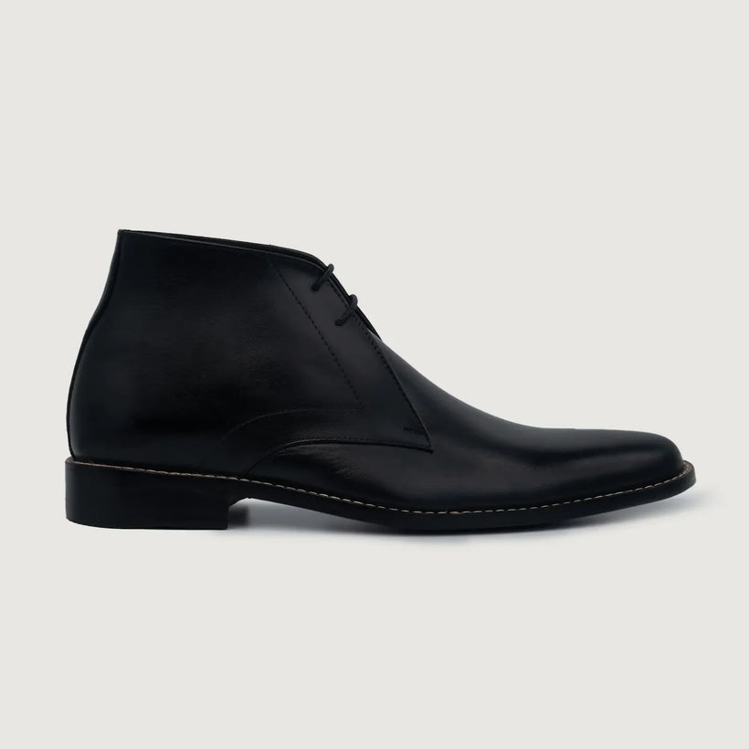 Corry Chukka Černá Leather Boots pánská