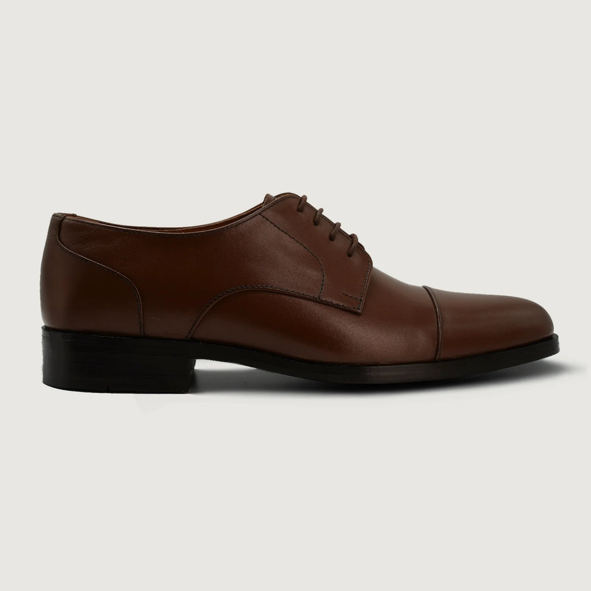 Brown Full-Grain leather Shoes - Rámová konstrukce Goodyear welt a špička obuvi