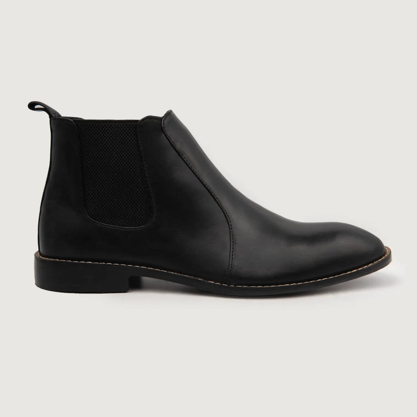 Clarkson Chelsea Černá Leather Boots pánská