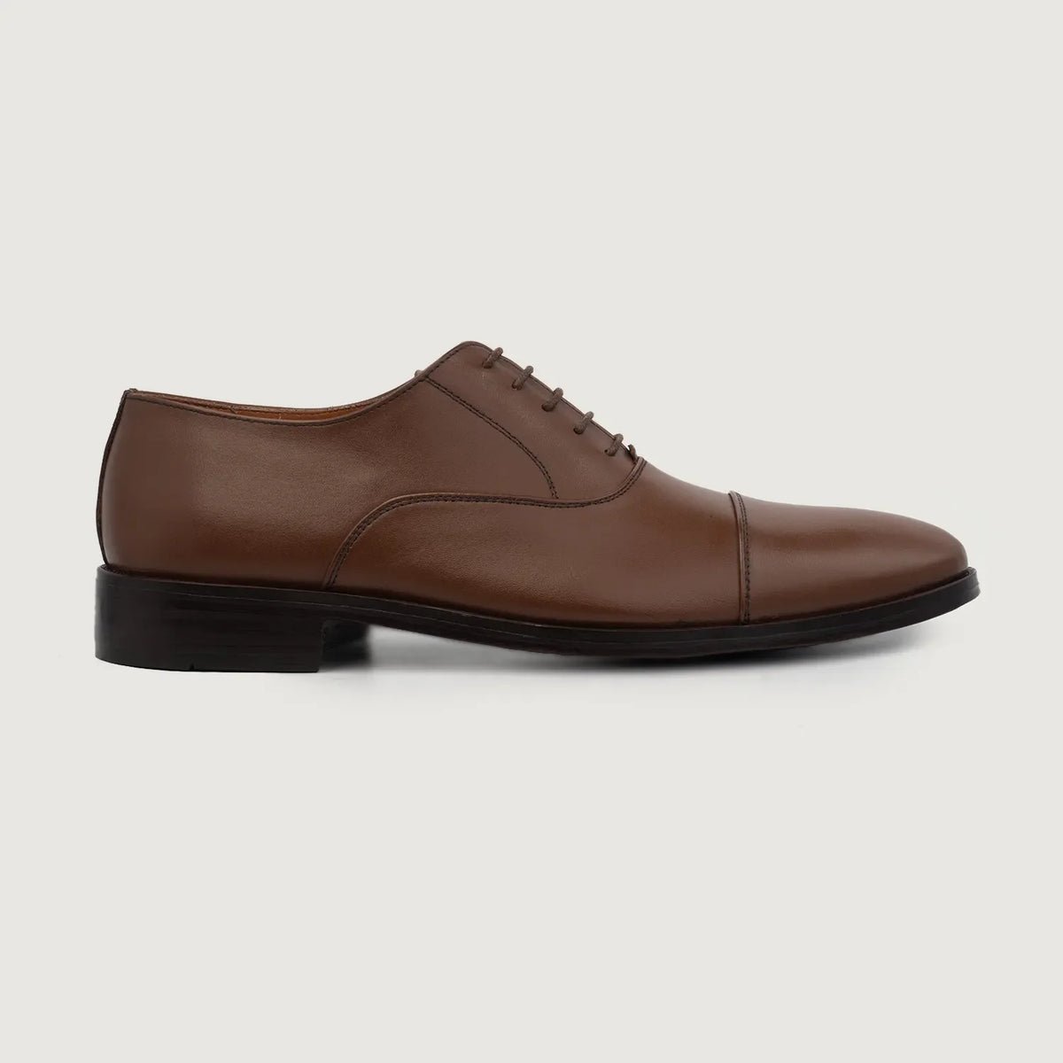 Brown Full-Grain leather Shoes - Rámová konstrukce Goodyear welt a špička obuvi
