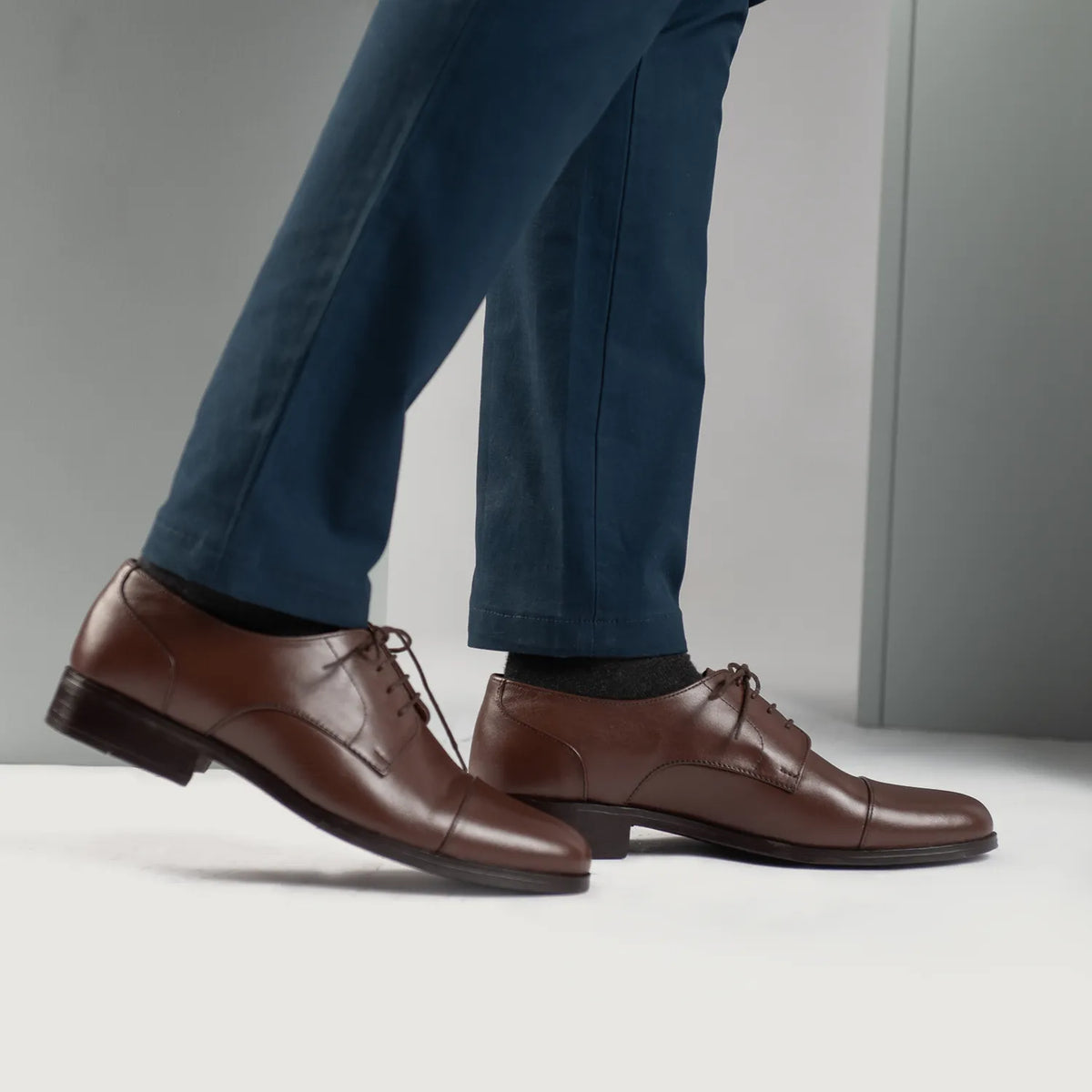 Orlaven Attorney Derby Hnědá Kožená obuv pro Pány footwear image 9