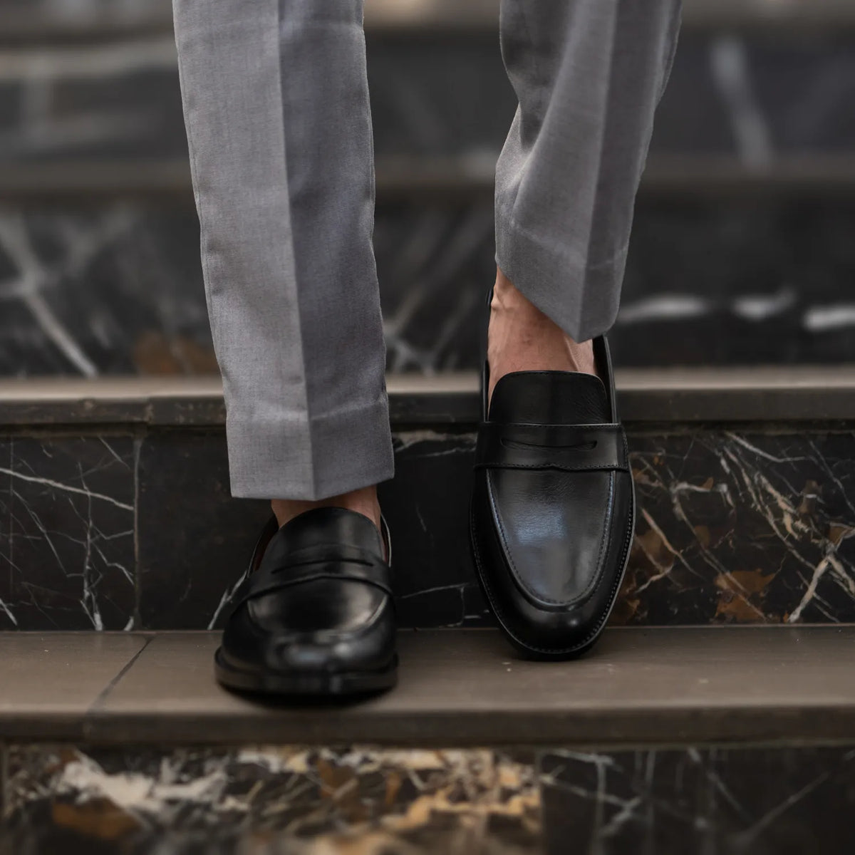 Orlaven Baxton Černá Kožené mokasíny pro Pány footwear image 9