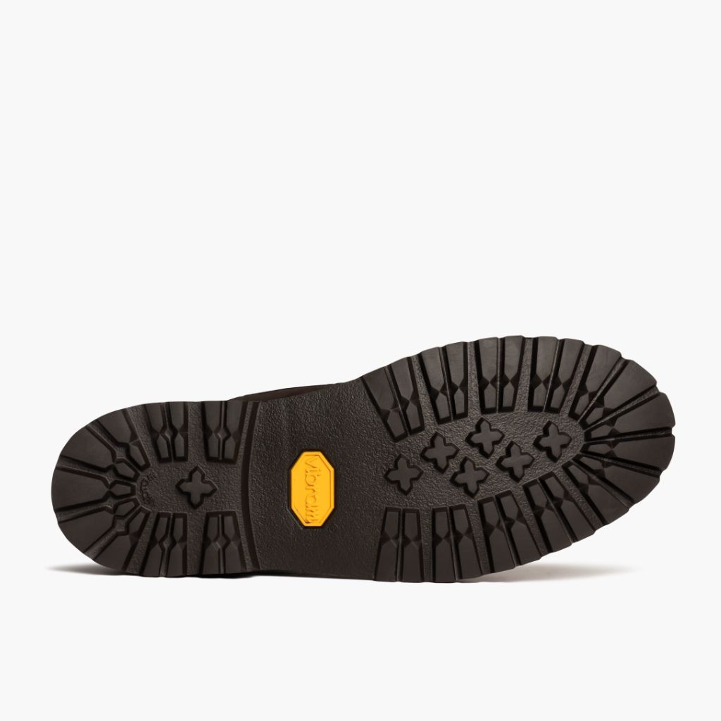 High-Traction Rubber Outsole & Lug Tread Pattern on Explorer Rocky Road Kožené boty pro Pány