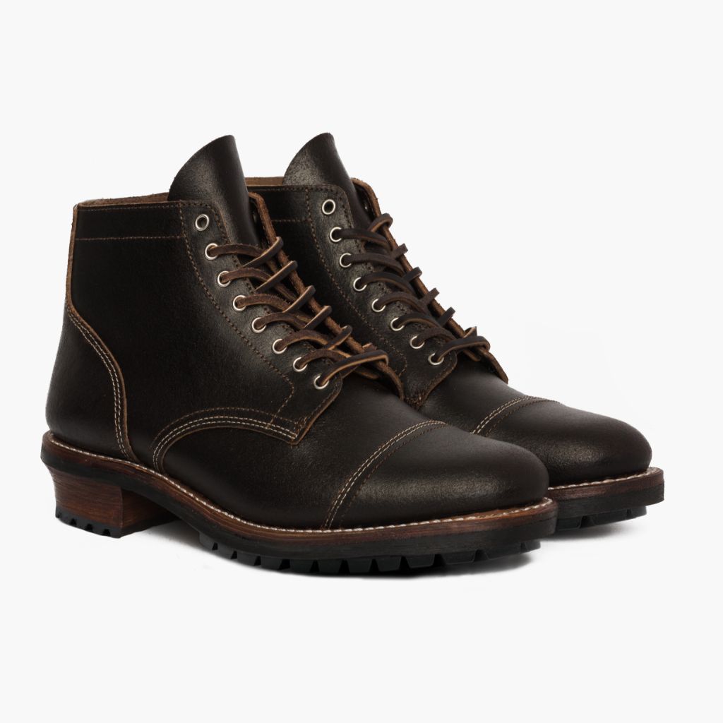 Vanguard Waxed Cacao Kožené boty pro Pány For Men in Classic Full-Grain Leather - Boční pohled | Koupit online