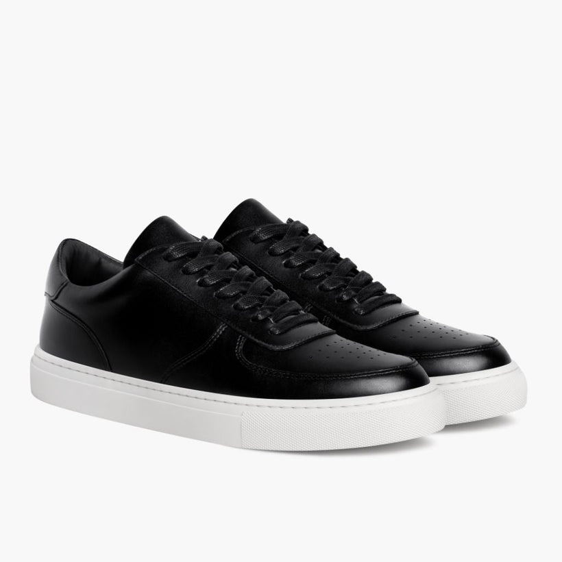 Court Černá Leather Sneakers dámská
