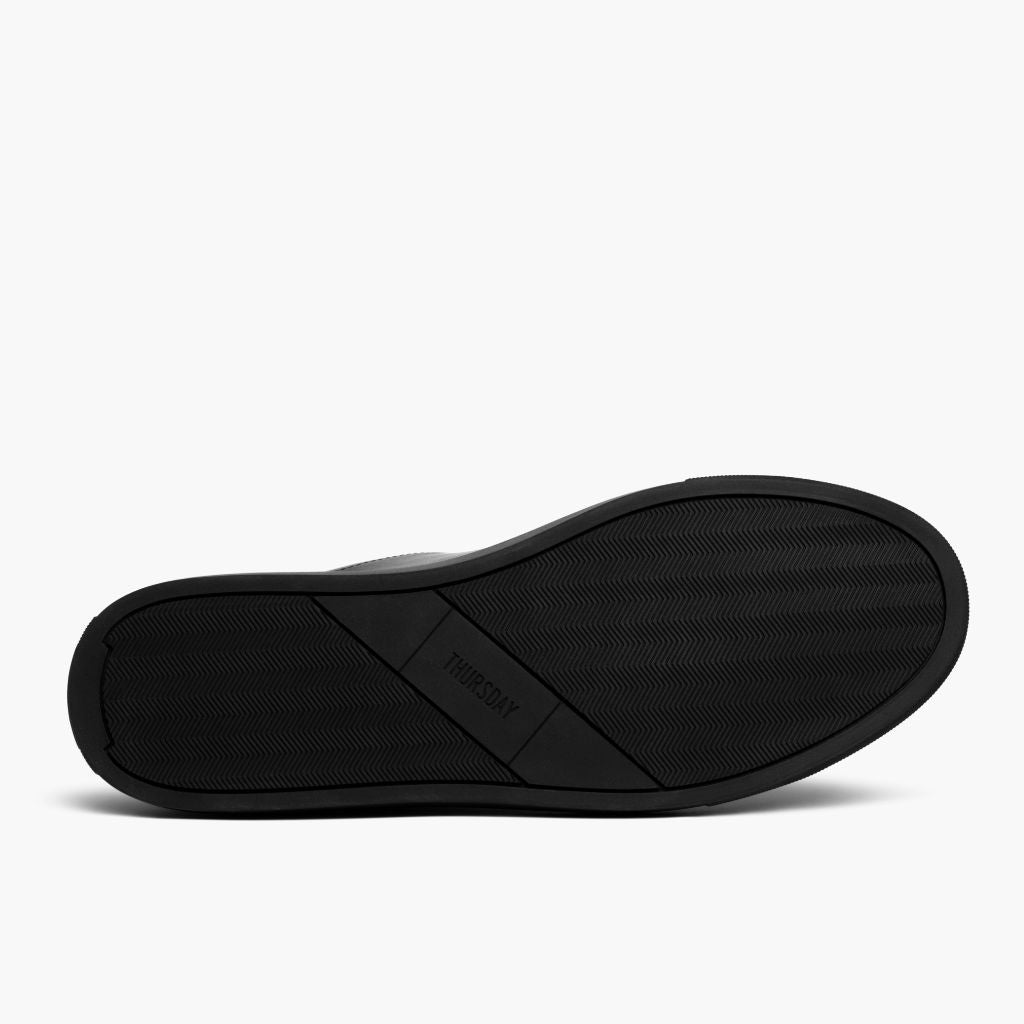 High-Traction Rubber Outsole & Lug Tread Pattern on Encore Jet Černá Kožené tenisky pro Pány