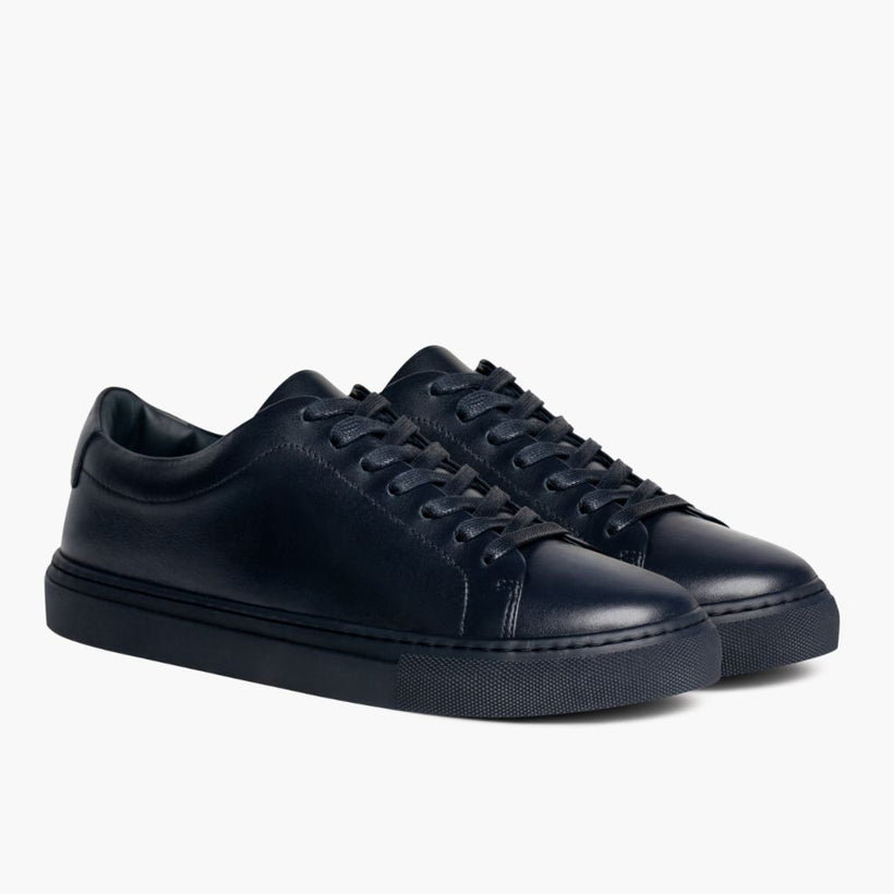 Encore Navy Leather Sneakers pánská