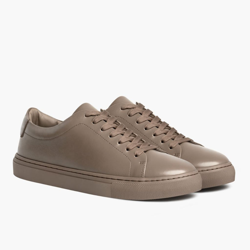 Encore Taupe Leather Sneakers pánská