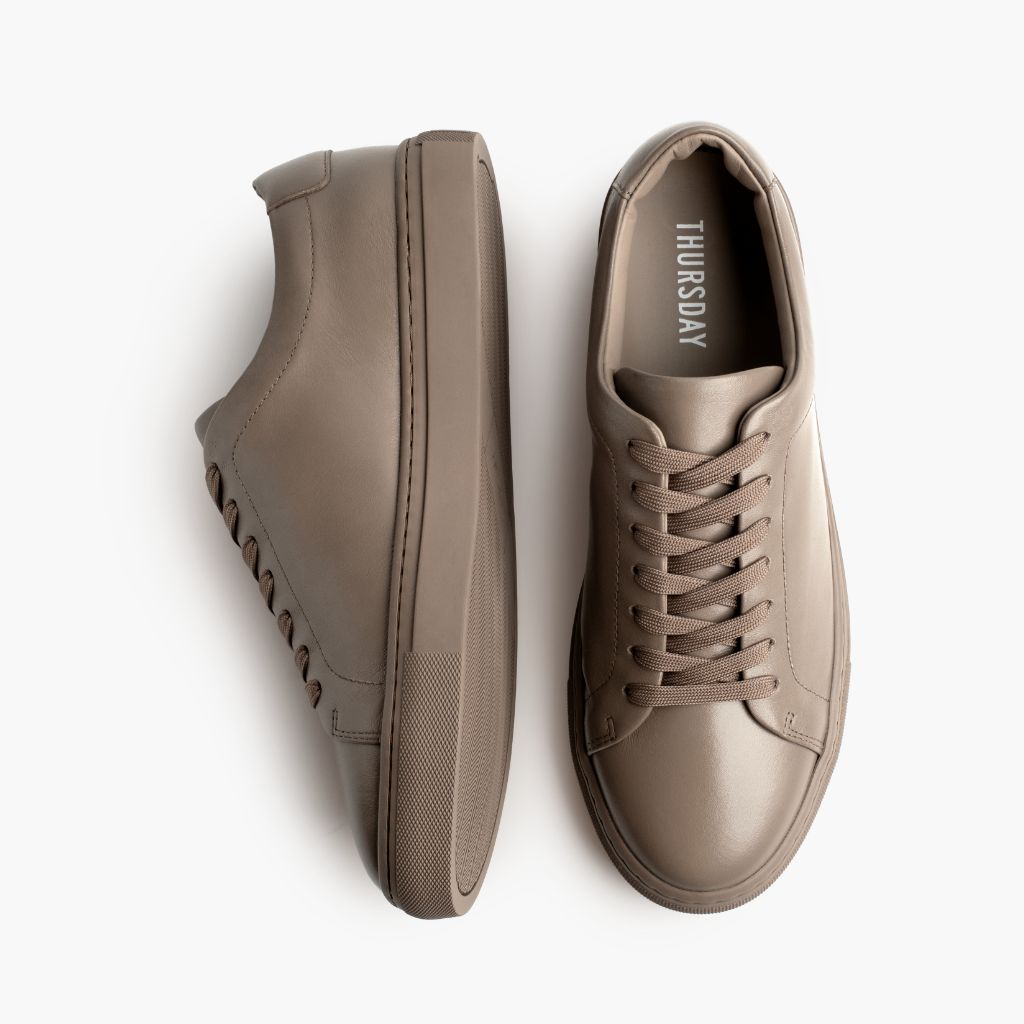 Encore Forest Leather Sneakers - Zesílený opatek a precizní dvojité prošití