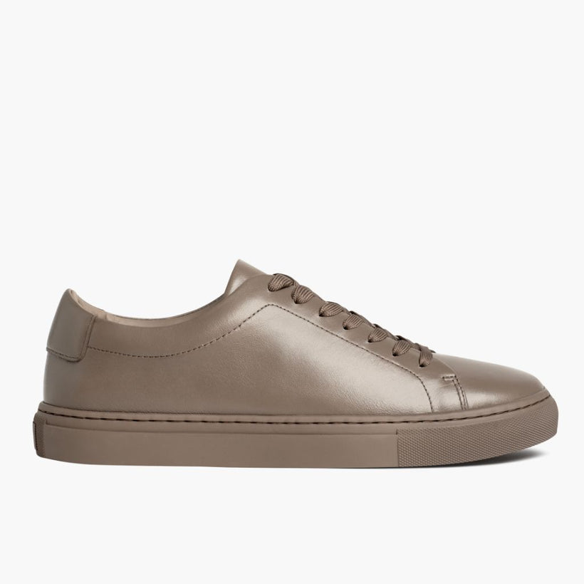 Encore Taupe Leather Sneakers dámská