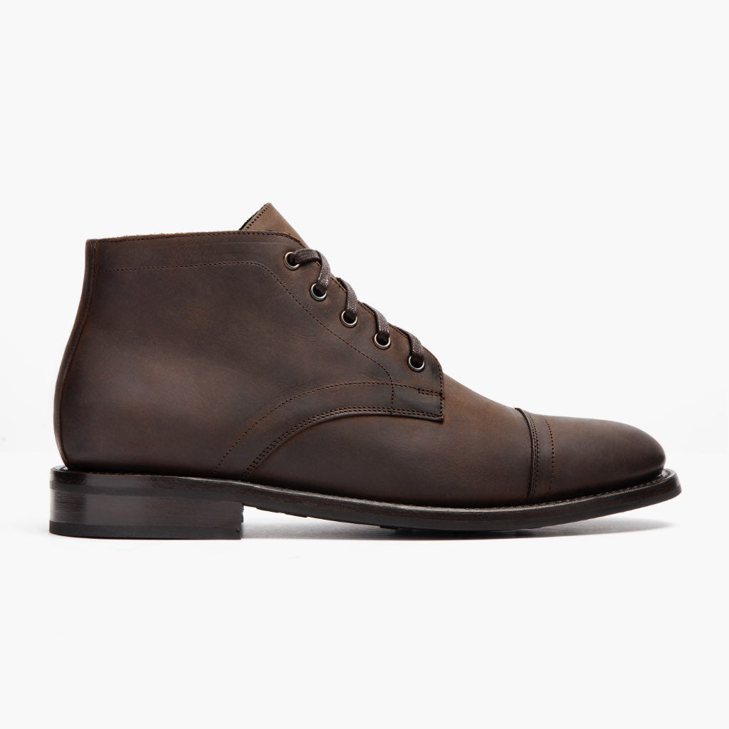 Classic Full-Grain leather Boots - Rámová konstrukce Goodyear welt a špička obuvi