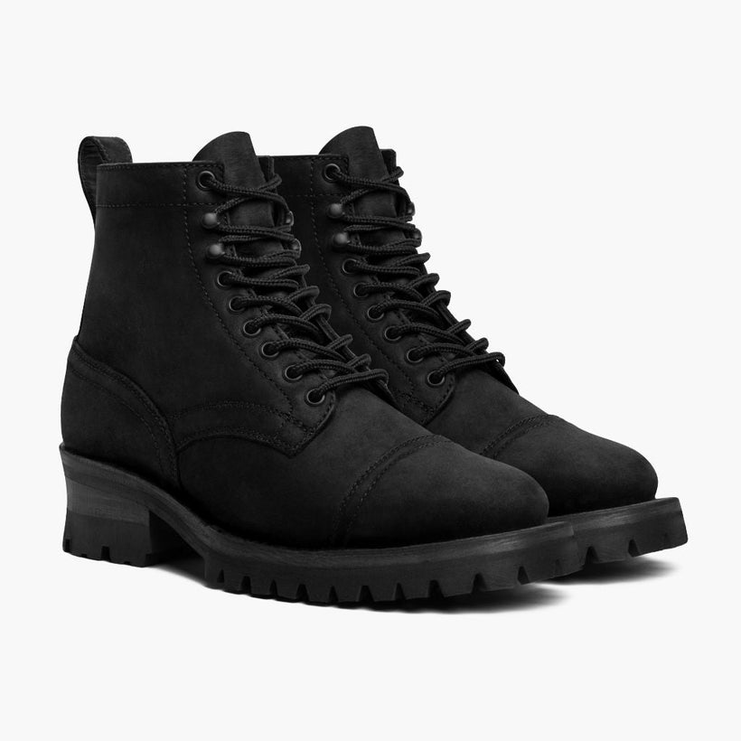 Challenger Černá Matte Leather Boots pánská