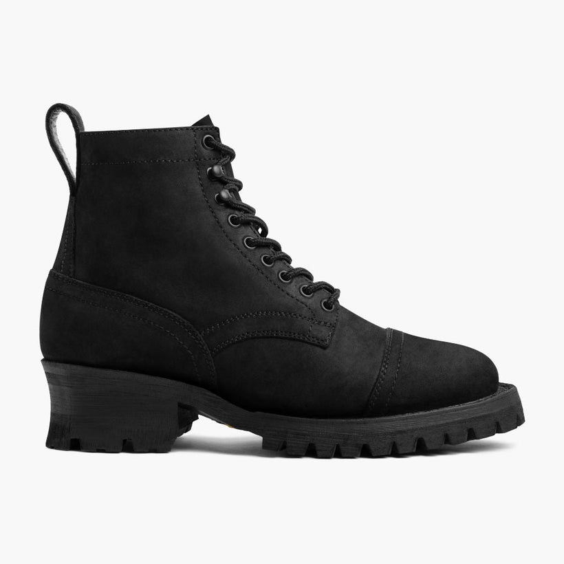 Challenger Černá Matte Leather Boots pánská