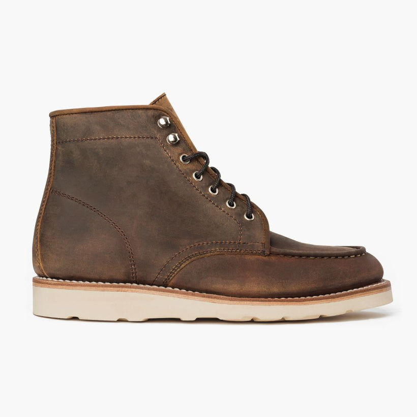 Diplomat Burnt Copper Leather Boots pánská