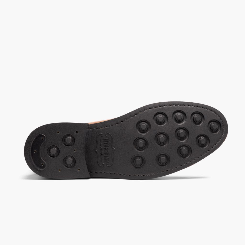 High-Traction Rubber Outsole & Lug Tread Pattern on Duke Brandy Kožené boty pro Pány