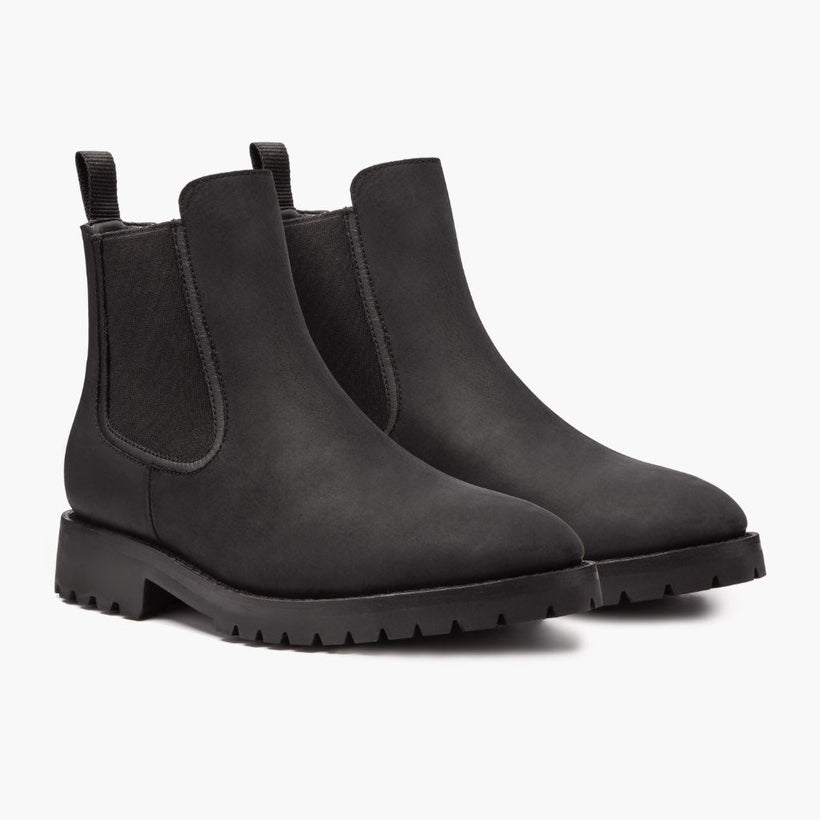 Legend Černá Matte Leather Boots pánská