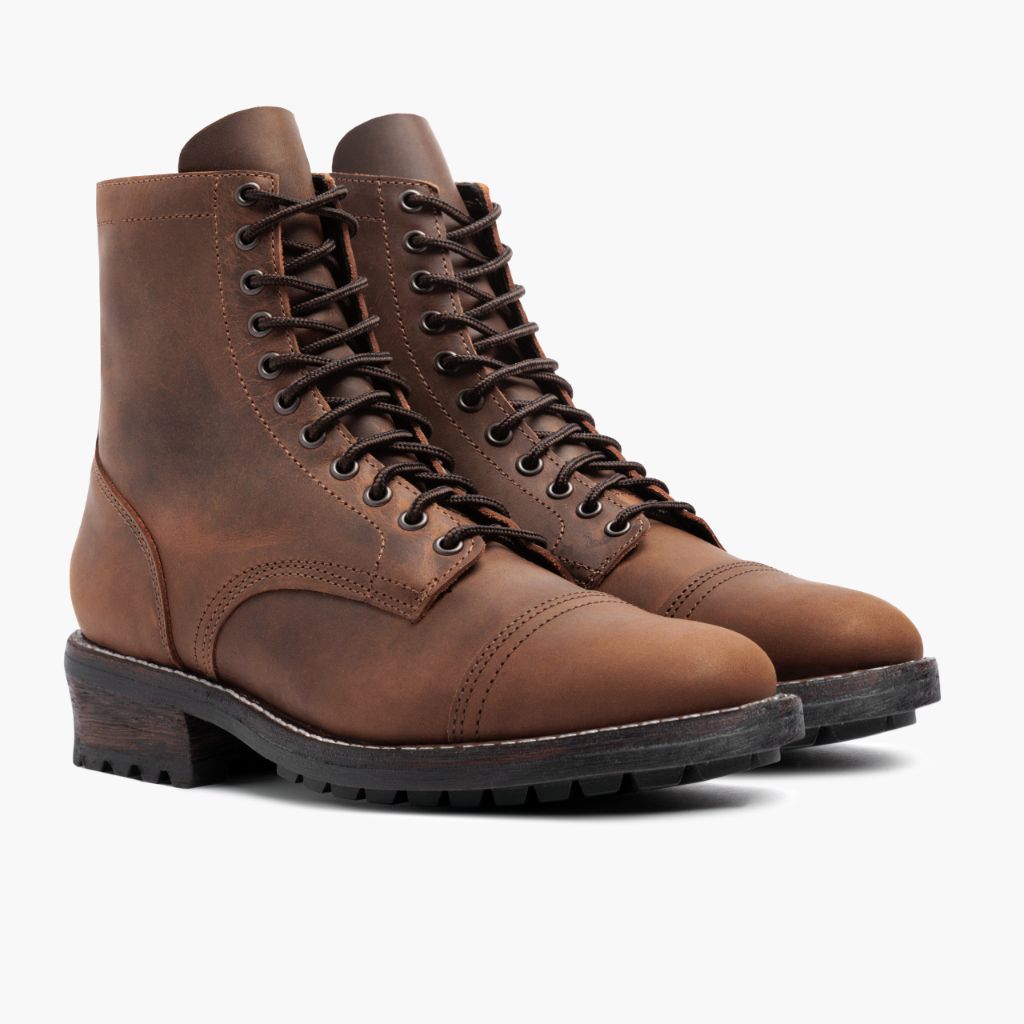 Logger Arizona Adobe Kožené boty pro Pány in Classic Full-Grain Leather - Boční pohled | Koupit online