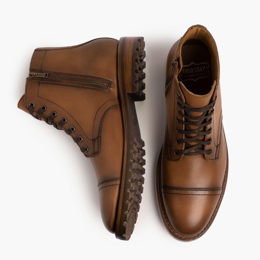 Major Cuero Kožené boty pro Pány in Classic Full-Grain Leather - Boční pohled | Koupit online