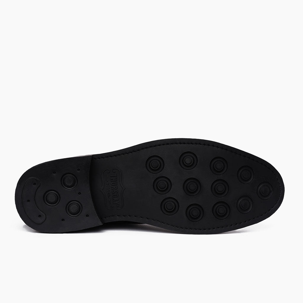 High-Traction Rubber Outsole & Lug Tread Pattern on Captain Burnt Copper Kožené boty pro Pány