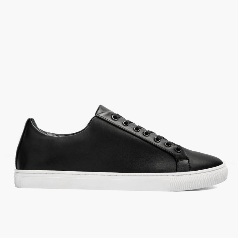 Premier Low Top Černá Leather Sneakers pánská