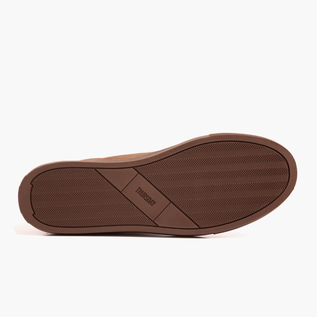 High-Traction Rubber Outsole & Lug Tread Pattern on Premier Low Top Pebble Kožené tenisky pro Pány For Men