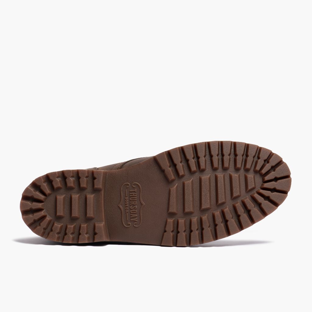 High-Traction Rubber Outsole & Lug Tread Pattern on President StormKing® Desert Hnědá Kožené boty pro Pány For Men