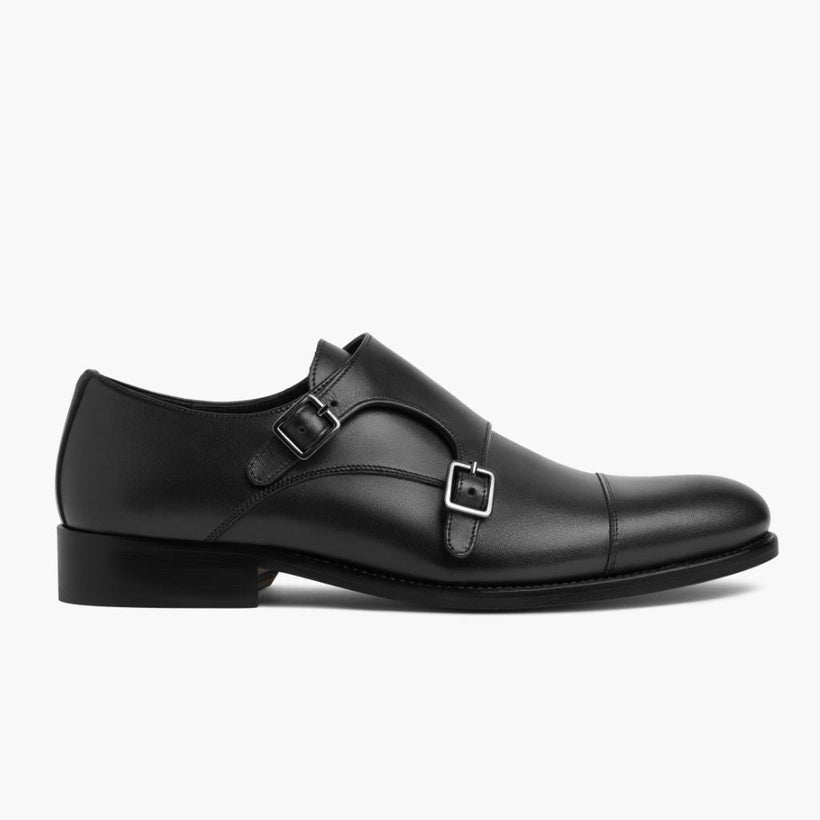 Saint Černá Leather Loafers pánská