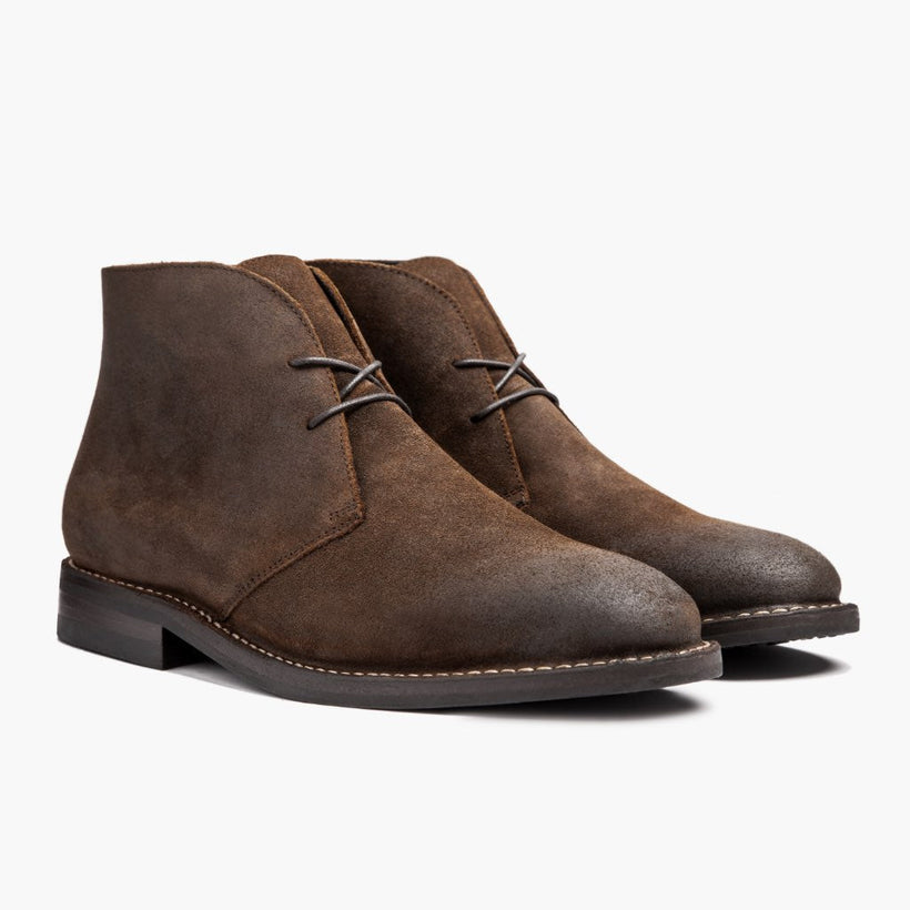 Scout Mocha Leather Boots pánská