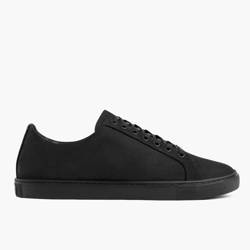 Premier Low Top Černá Matte Leather Sneakers pánská