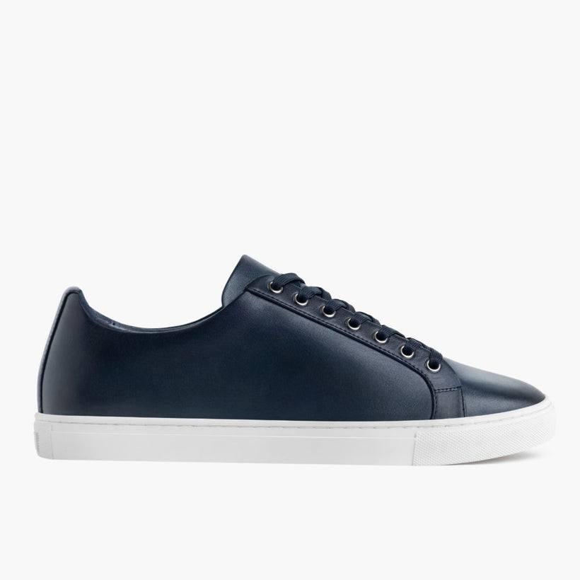 Premier Low Top Deep Blue Leather Sneakers pánská