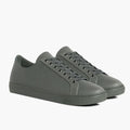 Premier Low Top Grey Leather Sneakers