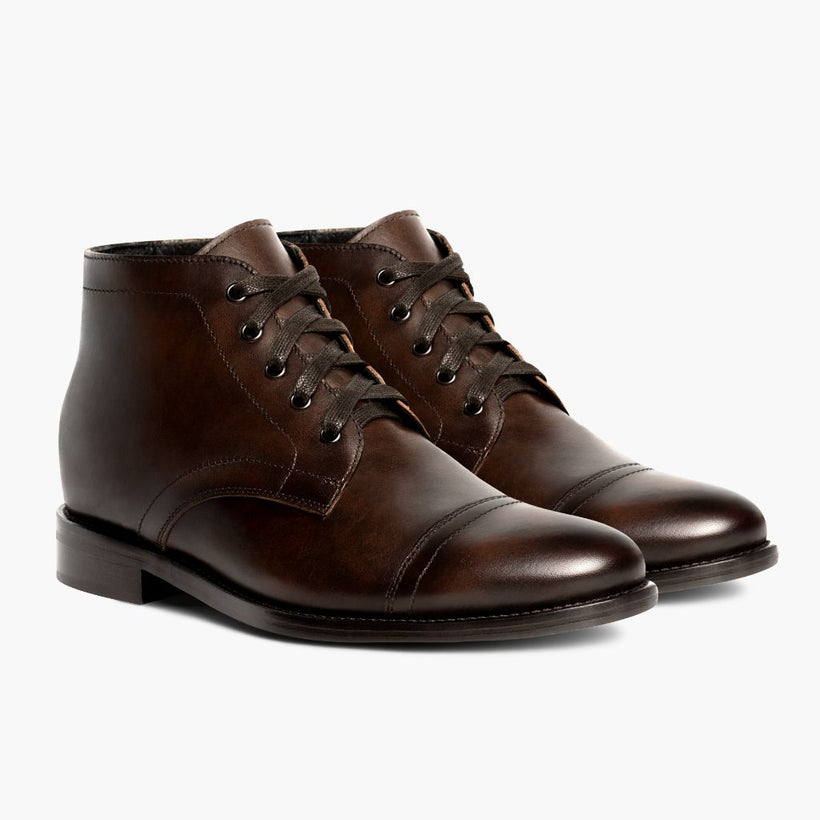 Cadet Rich Mahogany Leather Boots pánská