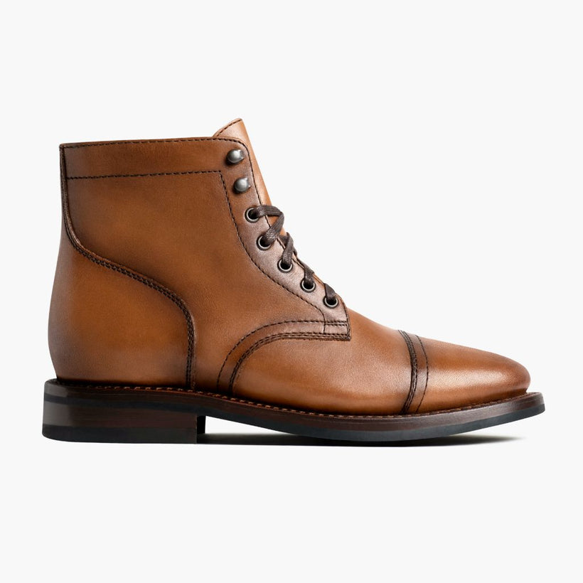 Captain Toffee Leather Boots pánská