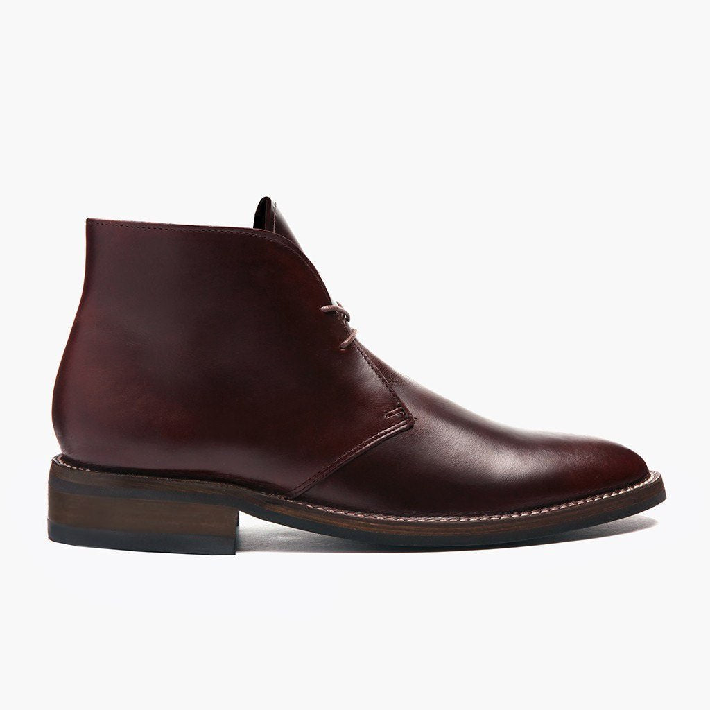 Brown Full-Grain leather Boots - Rámová konstrukce Goodyear welt a špička obuvi