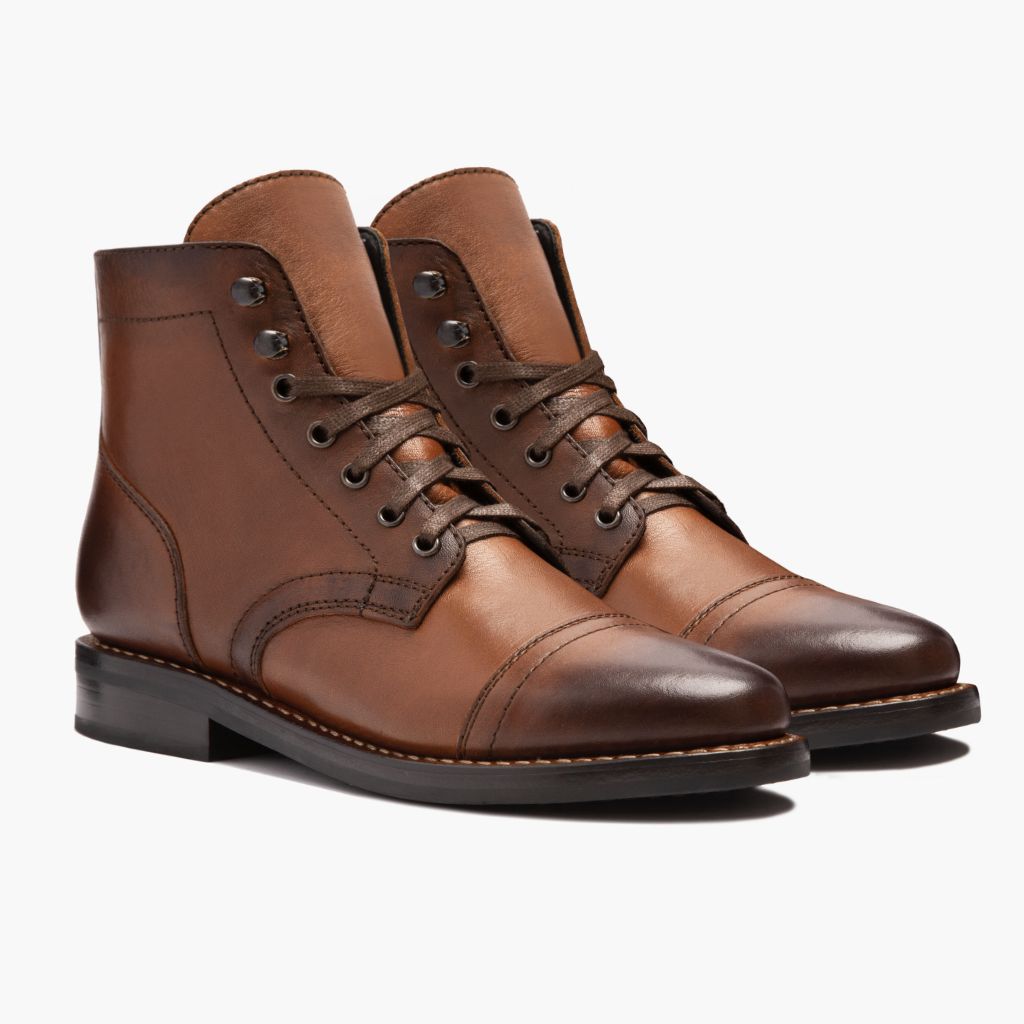 Classic Full-Grain leather Boots - Rámová konstrukce Goodyear welt a špička obuvi