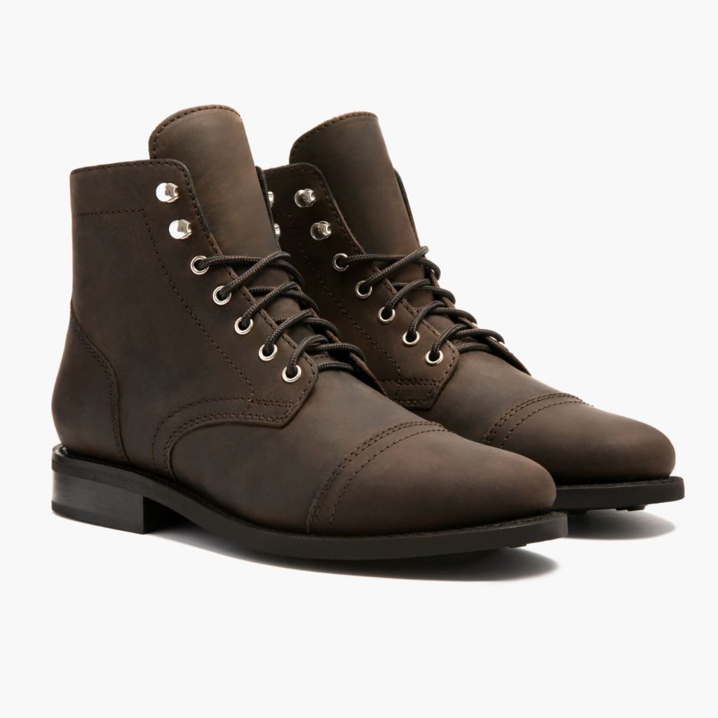 Classic Full-Grain leather Boots - Rámová konstrukce Goodyear welt a špička obuvi