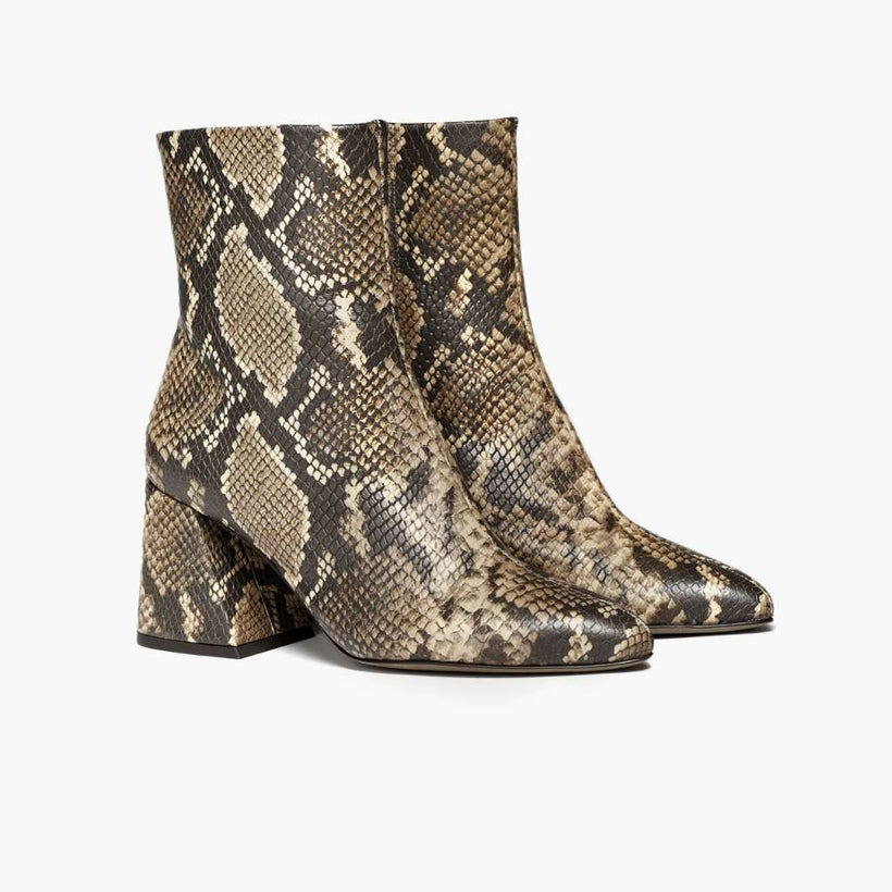 Heartbreaker Snake Print Kožené boty pro Dámy