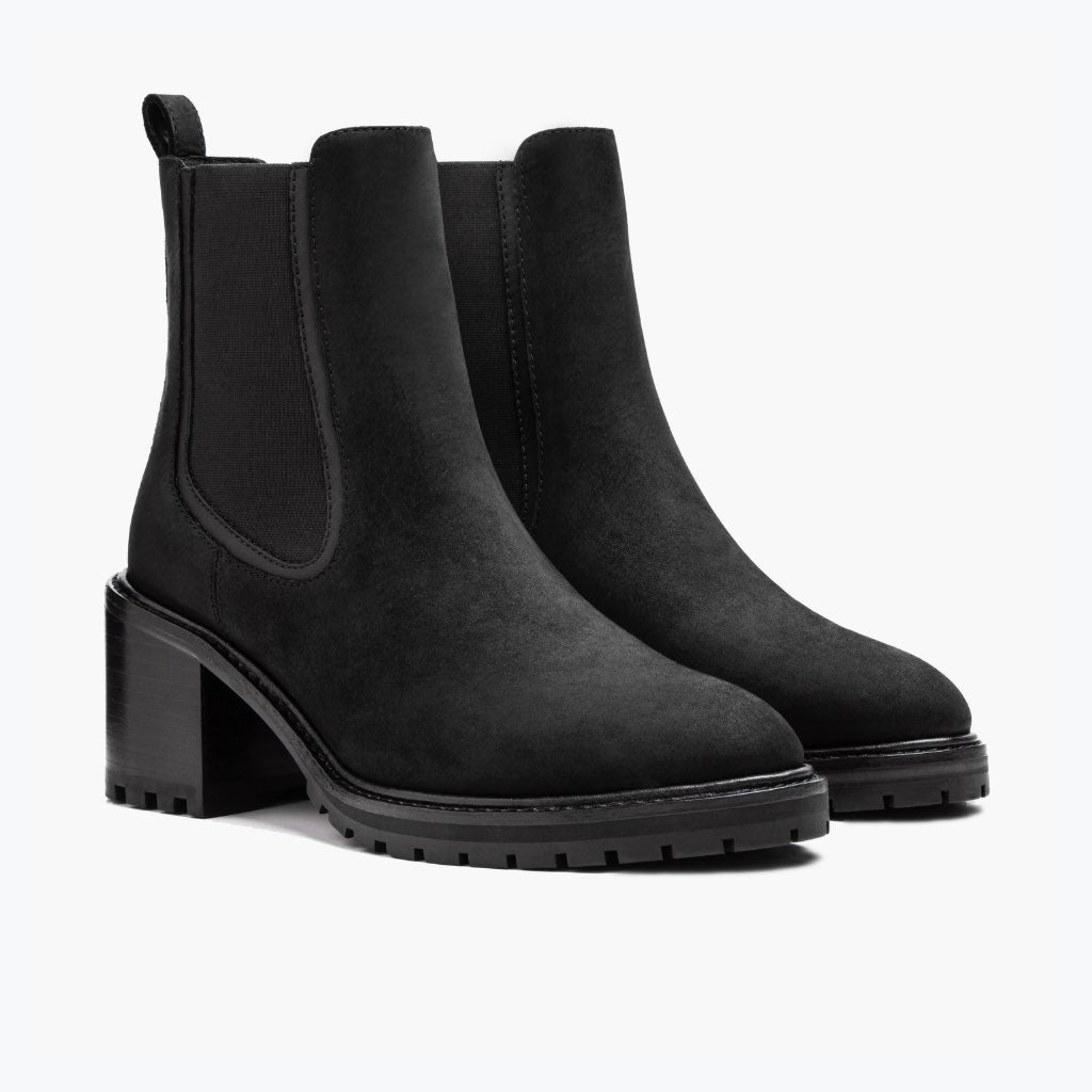 Black Full-Grain leather Boots - Rámová konstrukce Goodyear welt a špička obuvi