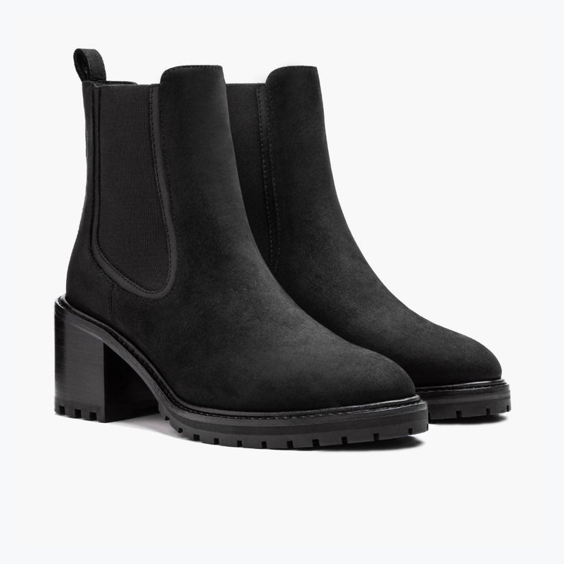 Knockout Černá Matte Leather Boots dámská