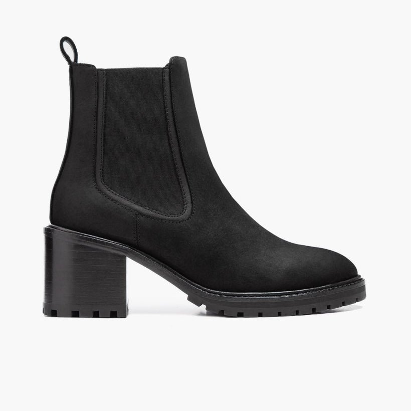 Knockout Černá Matte Leather Boots dámská