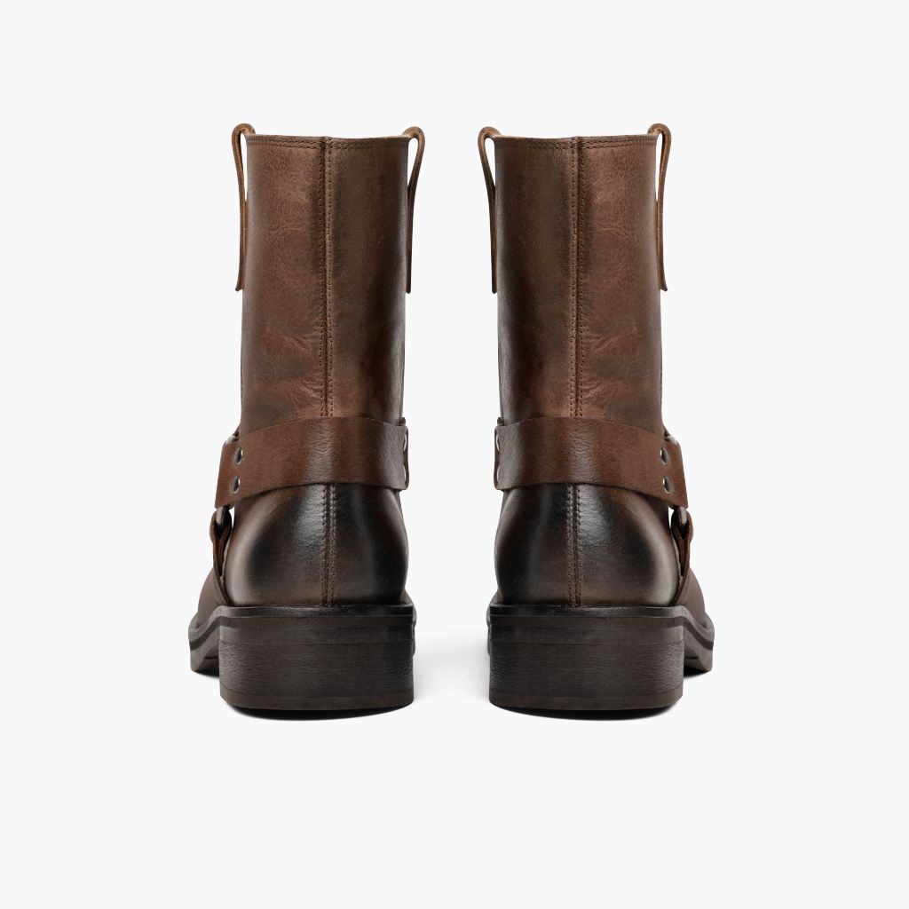 High-Traction Rubber Outsole & Lug Tread Pattern on Outlaw Light Tobacco Kožené boty pro Dámy
