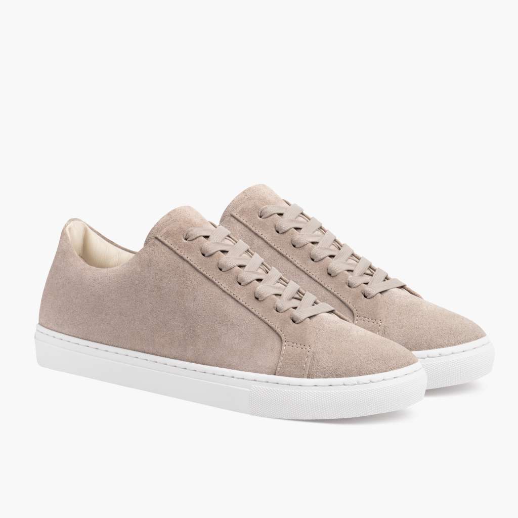 Premier Low Top Latte Kožené tenisky pro Dámy in Classic Full-Grain Leather - Boční pohled | Koupit online