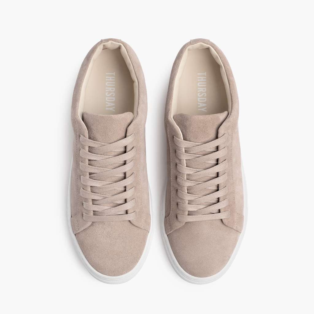 Premier Low Top Latte Kožené tenisky pro Dámy - Zesílený opatek a precizní dvojité prošití