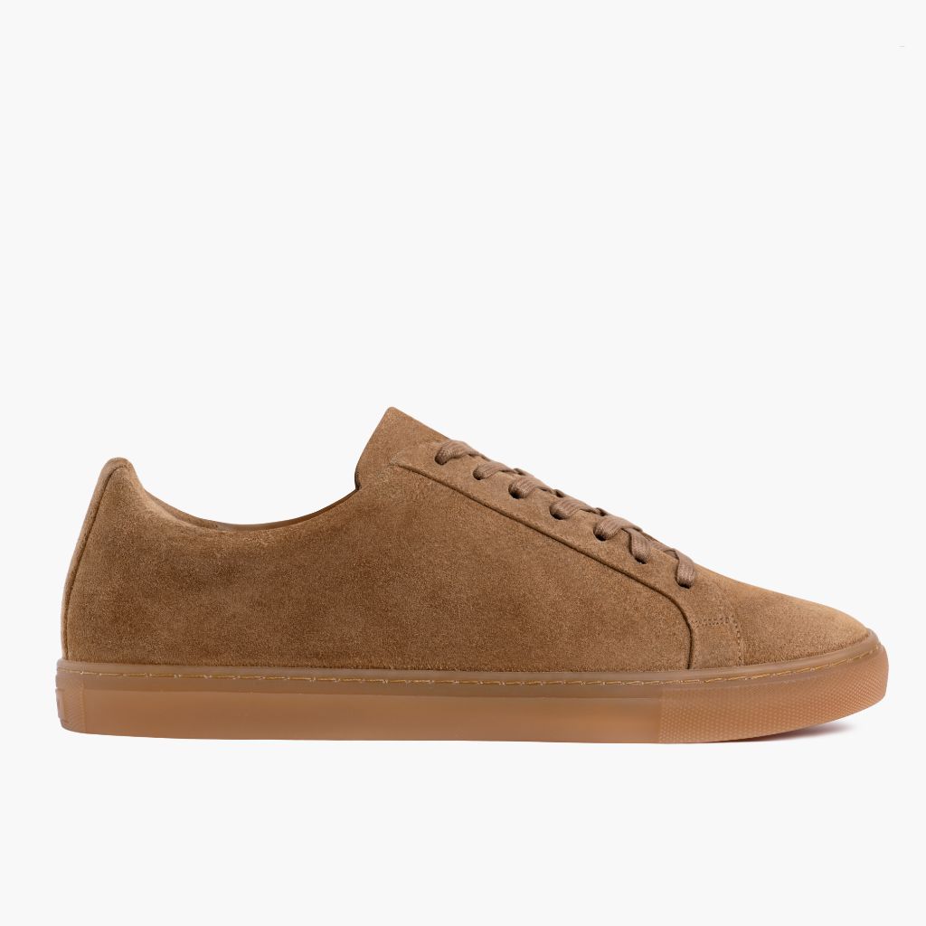 Camel Full-Grain leather Sneakers - Rámová konstrukce Goodyear welt a špička obuvi