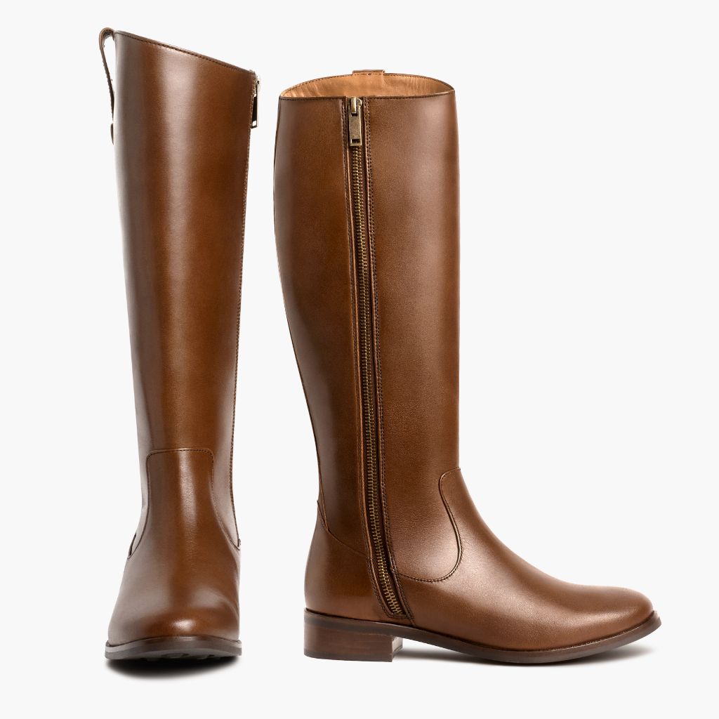 High-Traction Rubber Outsole & Lug Tread Pattern on Crown Cuero Kožené boty pro Dámy