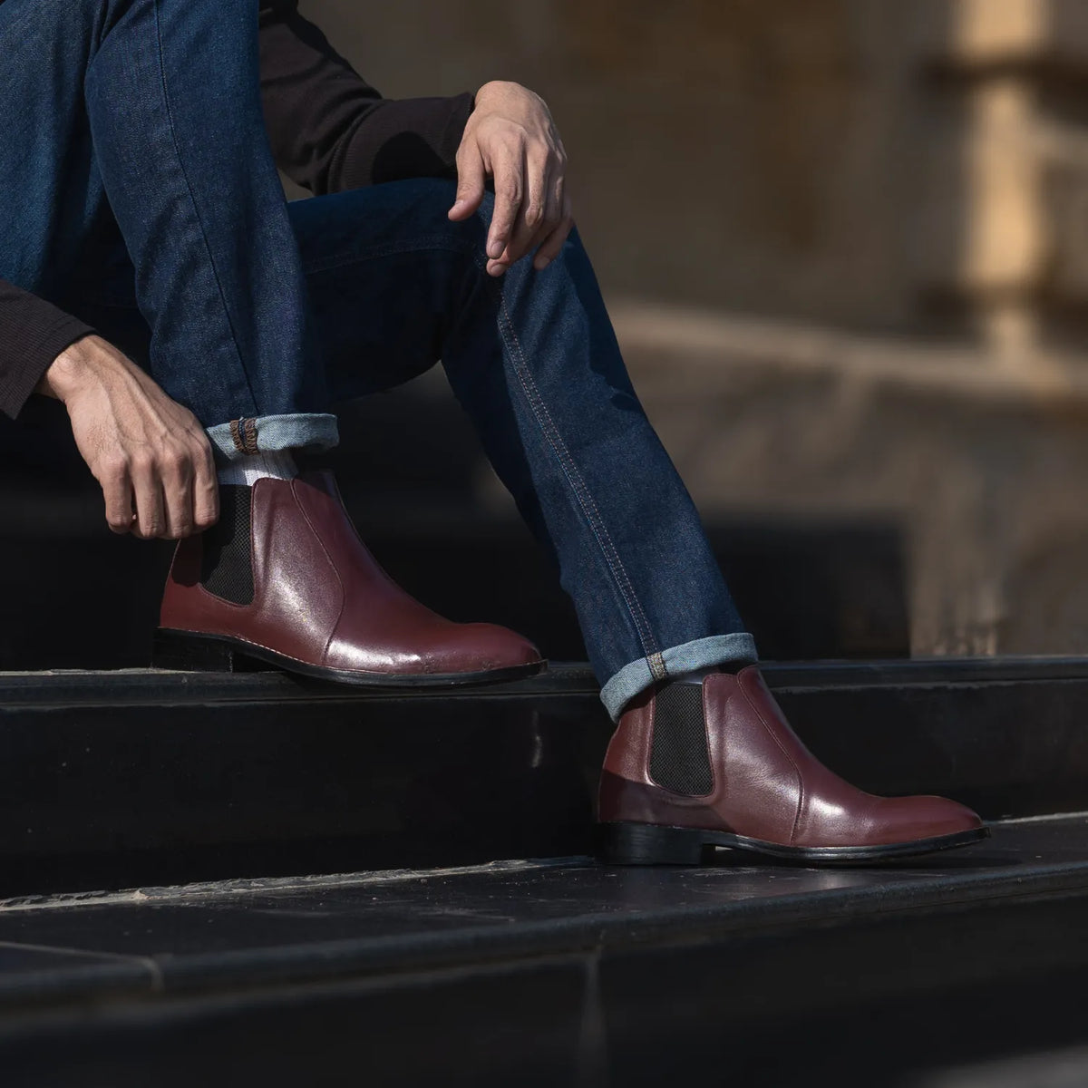 Orlaven Clarkson Chelsea Hnědá Kožené boty pro Pány footwear image 10