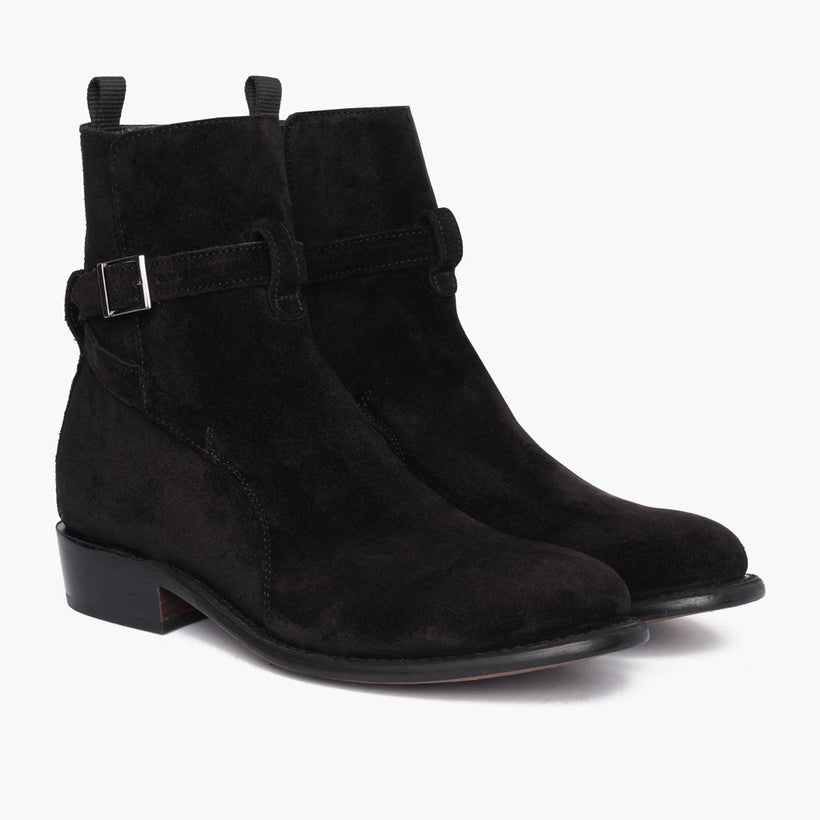 Rogue Černá Suede Leather Boots pánská