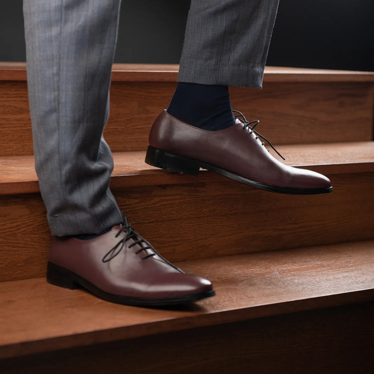 Orlaven Director Wholecut Vínová Kožená obuv pro Pány footwear image 10